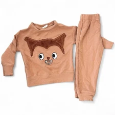 Birdie Bean Halloween Matching Set Bamboo Outfit Werewolf Sweatshirt Pants 12-18