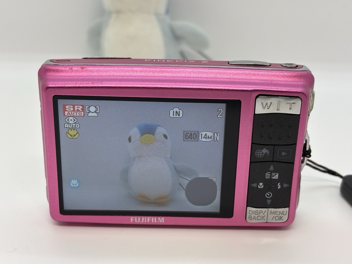 FUJIFILM finepix Z80 Pink 14MP Digital Camera 5x Optical Zoom From