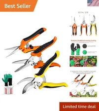 Comprehensive Garden Pruning Shears Set with Gloves – Perfect Gift for Gardeners