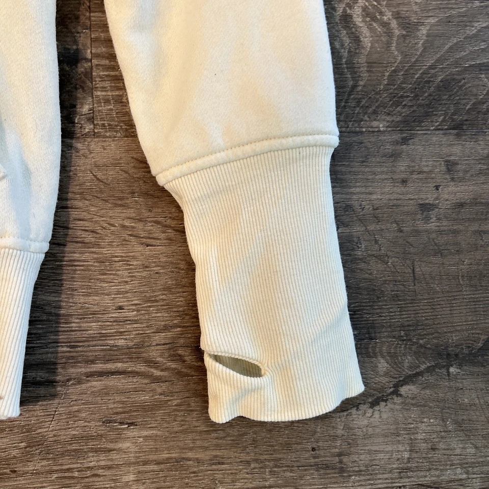  Fox Racing Hoodie Womens XL  Cream Sasquatch Fur Hood Sherpa Full Zip  - Image 4 of 4