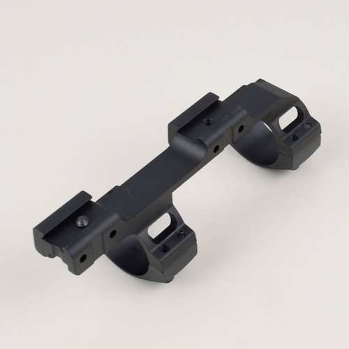 25.4mm/30mm Riflescope Mount Aluminum Alloy with Bubble Level Black 160g - Foto 3 di 8