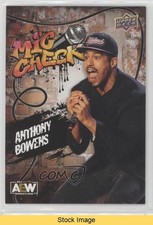 2023 Upper Deck AEW All Elite Wrestling Mic Check Anthony Bowens #MC-3 READ z6b