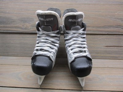 Bauer Vapor X3.0 Ice Hockey Skates JR Size 1.5 Red TUUK Super Stainless Youth