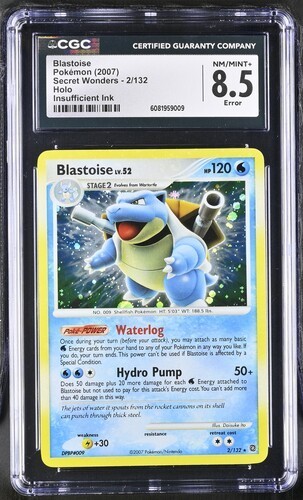 Blastoise graded CGC 8.5 for sale on eBay