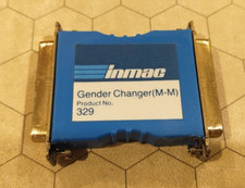 Inmac 329 Gender Changer M/M adapters/connector, vintage computer/PC RS-232