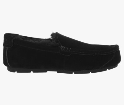 Koolaburra by UGG Tipton Mens Black Slipper Koolaburra Mens Tipton Slippers Black Suede Size 8 M | eBay main image 4