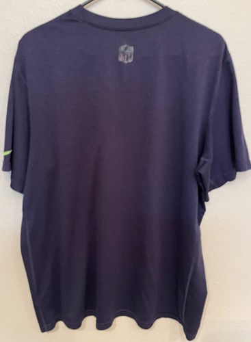 Nike Seattle Seahawks Shirt Mens Sz L Football Nfl Pnw Vintage Logo Dri Fit - Picture 3 of 3