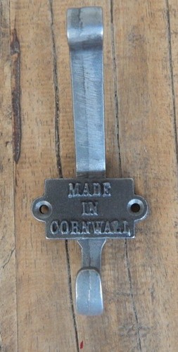 Double Hook Coat Hat US Army / Made in Cornwall / Yorkshire Cast Iron Hooks - Picture 12 of 17