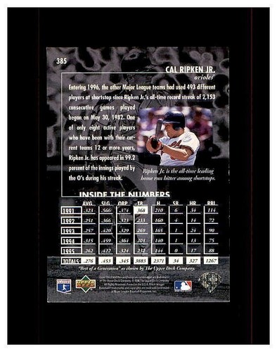 CAL RIPKEN JR. HUGE YOU U PICK SEE EVERY CARD 100,S HIGH GRADE CARDS ORIOLES - Picture 149 of 499