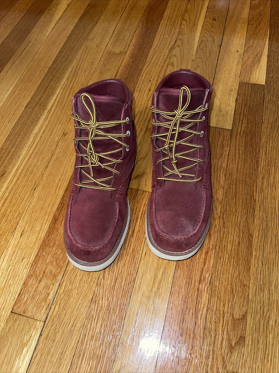 Nike ACG KINGMAN LEATHER 525387 667 DARK TRUE RED size 10 eBay