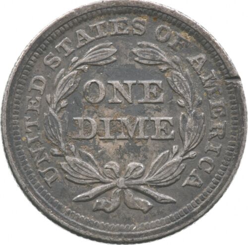 1853 Seated Liberty Dime Arrows *7645 - Picture 2 of 3