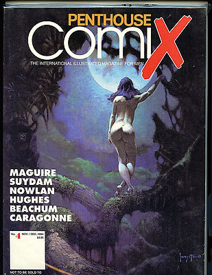 Penthouse Comix # 4 NM Condition New 1994 Frank Frazetta Cover H28