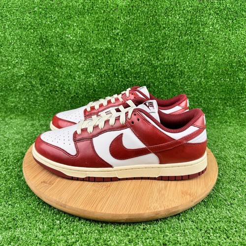 Nike Dunk Low PRM Vintage Team Red Women's Size 10 Men's Size 8.5 FJ4555-100 - Picture 4 of 12