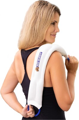 Bed Buddy Microwavable Neck Warmer and Heat Wrap for Hot Cold Pack White