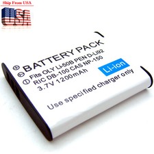 Battery For D-Li92 Pentax Optio I-10 I10 RZ10 RZ18 X70 WG-20 WG-30 WG-40 WG-50