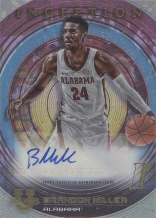 2022-23 Bowman Inception University - Brandon Miller #BIA-BM - 1 of 2