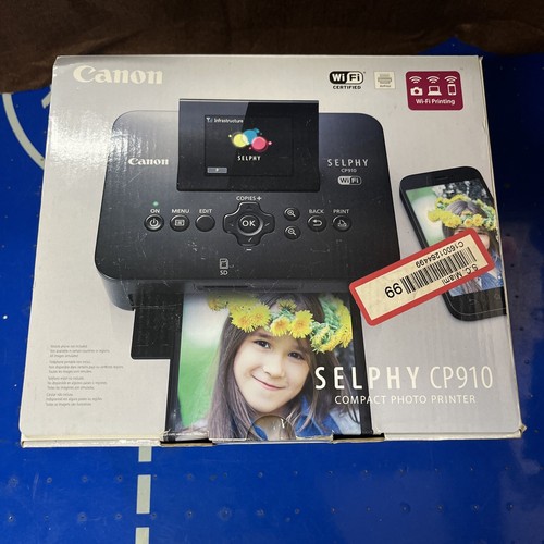 Canon Selphy CP910 Compact Photo Printer with Wi-Fi