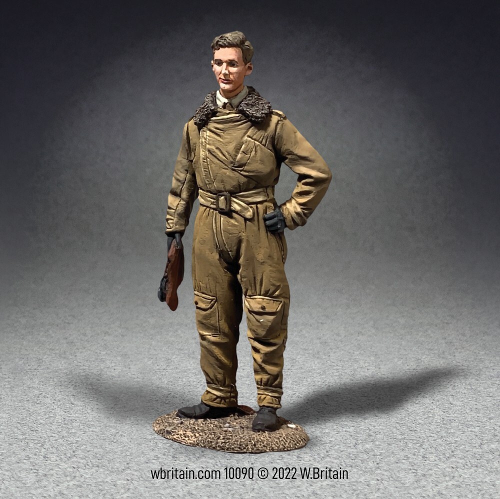 BRITAINS SOLDIERS MUSEUM 10090 - Charles Lindbergh, American Aviator Painted