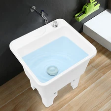 Commercial Floor Mop Sink Portable Camping Sink Freestanding Utility Mop Sink