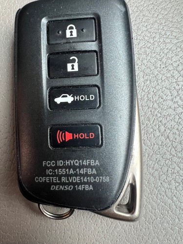 2013-2018 Lexus ES GS OEM Smart KEY KEYLESS REMOTE FOB HYQ14FBA 281451-0020 G