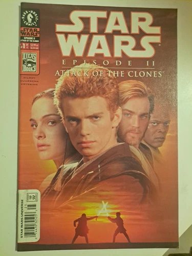 STAR WARS #1 Episode II ATTACK OF THE CLONES VF Dark Horse Newsstand HTF 2002