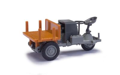 Busch 210016613 Dumper Picco 1 Dreikantfeile mit Holzpritsche Grau 1:87