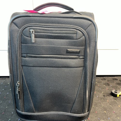 Brookstone Luggage 23” Black Spinner Wheels Suitcase Carry On eBay