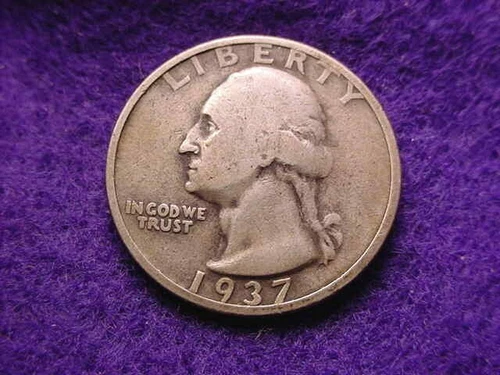 1937-S Washington Quarter — photo from the most recent tracked eBay sale