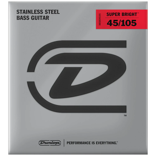 Dunlop Super Bright Stainless Steel Bass Strings 45-105, DBSBS45105 - 第 1/2 張圖片