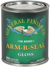 General Finishes Arm-R-Seal Oil Based Topcoat, 1 Quart, Gloss