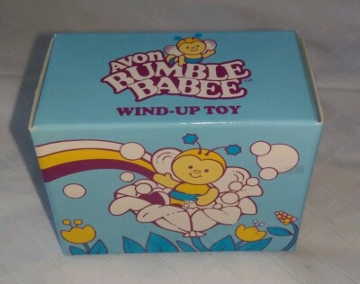 NOS Vintage (1987) Avon Bumble Babee Wind Up Swimming Toy. 
