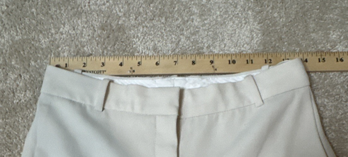 Pantaloni Aritzia Babaton avorio vita 28" taglia 8 eleganti pantaloni carriera TAGLIA 8 - Foto 8 di 14