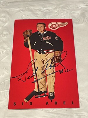SID ABEL 1994 Parkhurst Tall Boy ON CAR AUTO Signed Card No. 65 COACH Boys