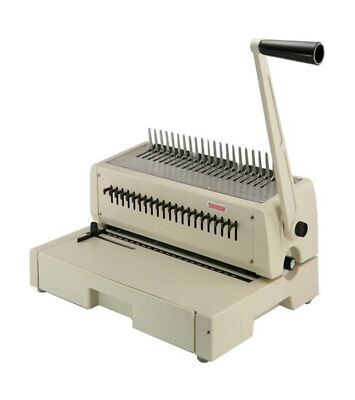 210PB Manual Comb Binding Machine, 20 Sheets Max. Punch Capacity, 425 Sheets ...