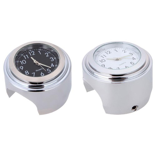 US-Motorcycle Clock For Motorcycle Handlebar Clock Bicycle Black/White best - Picture 13 of 16