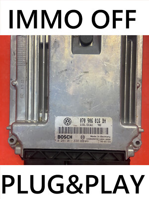 Motorsteuergerät ECU IMMO OFF VW T5 2,5  070906016BH - 0281011838  070 906 016BH