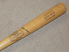 Clete Boyer Adirondack Game Bat New York Yankees Atlanta Braves