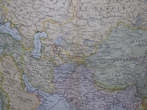ASIA; Original Victorian Colour Atlas Map (c1890) Russia, China, India, Siam, 44 - Picture 6 of 6