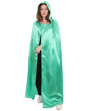 Adult Women's Hooded Cape Costume Green HC-782