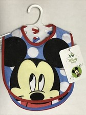 Disney Baby Mickey Mouse 3 Pack Baby Bibs