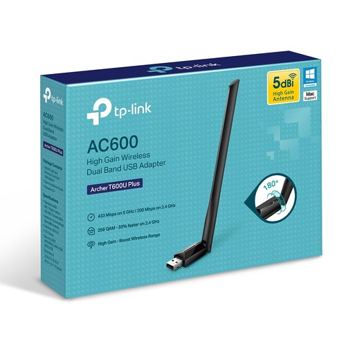 TP-Link AC600 High Gain Dual Band 5dBi black - Afbeelding 4 van 4