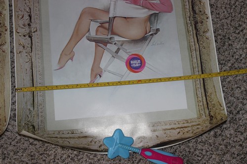Lote de pósters vintage originales de Harold's Club de chicas desnudas pin-up Fritz Willis - Imagen 6 de 6