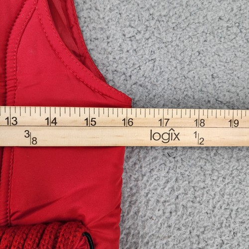 Love Tree Women's Medium Red Sleeveless Full Zip Vest - Picture 5 of 13