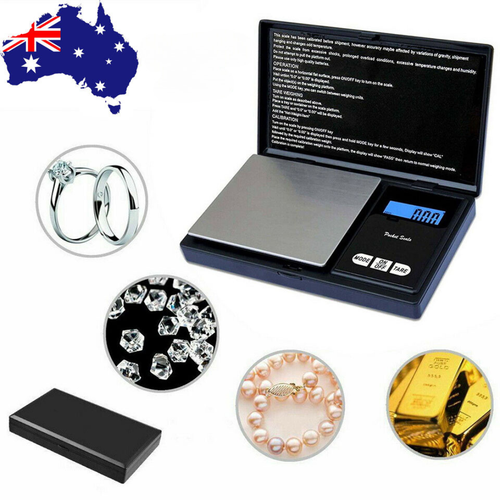 Digital Mini Pocket Electronic Weighing Scale Small Pans Gold Jewellery Micro Mg
