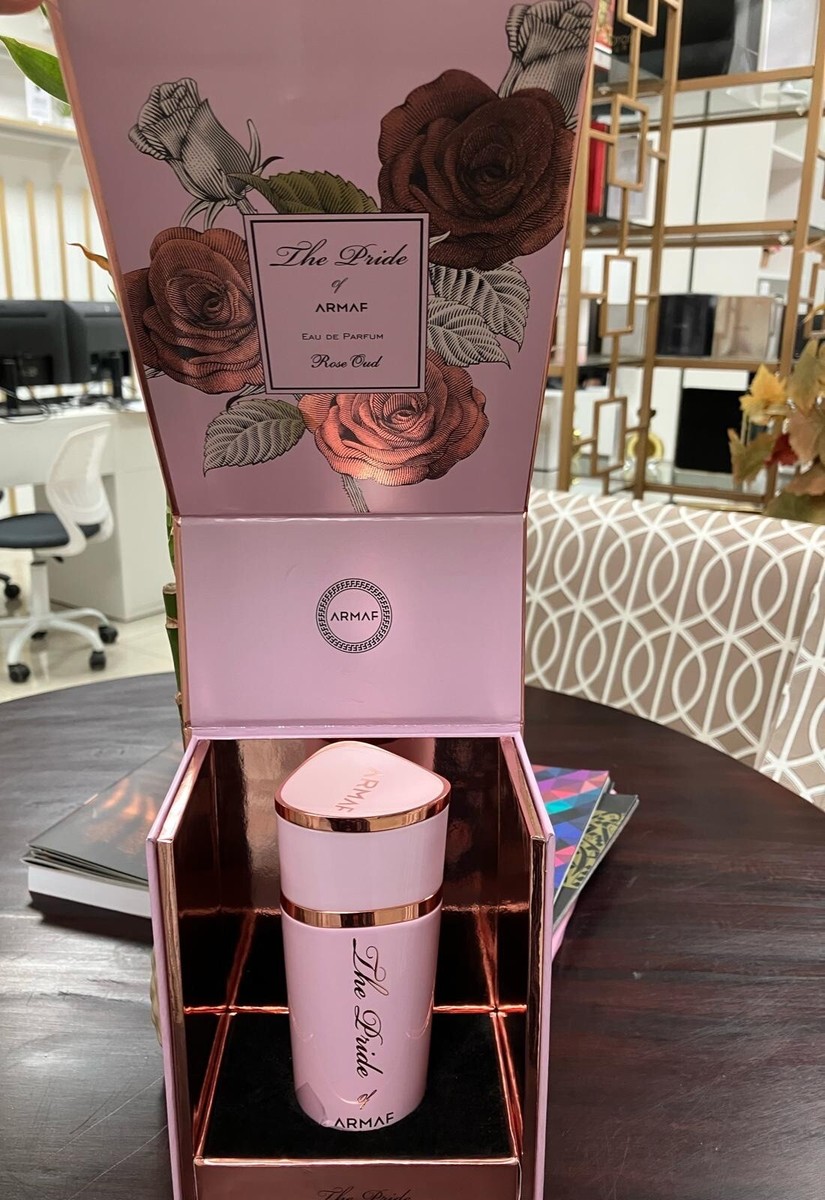 Armaf The Pride Rose Oud Eau De Parfum Spray By Armaf Armaf The Pride Rose Oud Eau De Parfum Spray By Armaf