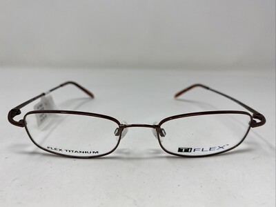 Ti-Flex 1503 218 Cognac 51-19-145 Brown Metal Full Rim  display picture 2