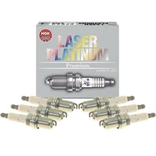 Set of 6 Pre-Gapped Spark Plugs NGK Laser Platinum Resistor PFR8S8EG/94460