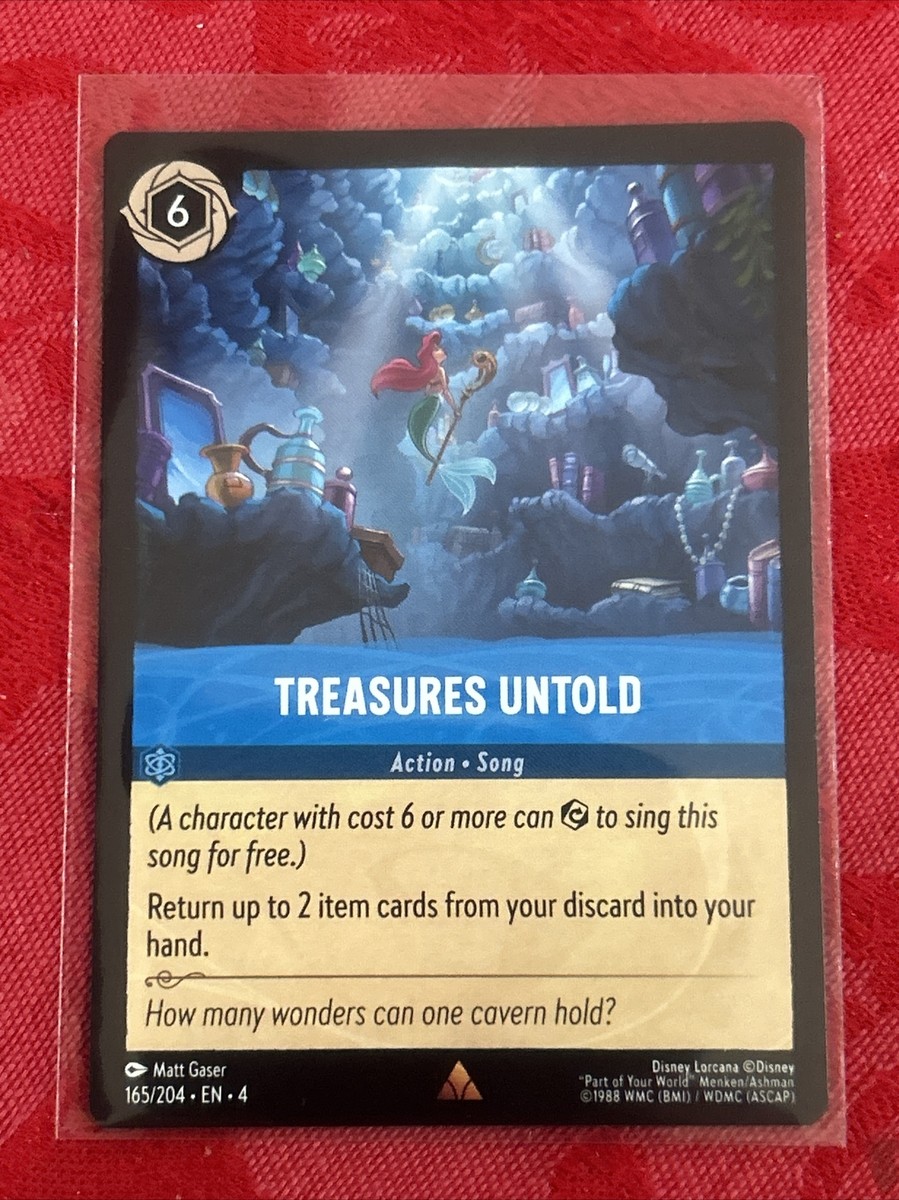 Disney Lorcana - Ursula's Return - Treasures Untold - 165/204 | eBay Disney Lorcana - Ursula's Return - Treasures Untold - 165/204 | eBay