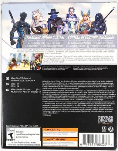 Overwatch Legendary Edition Bundle Carbon Fiber Genji Figure Xbox One Brand New - Picture 2 of 4