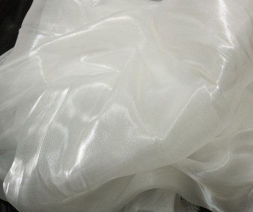 Kxx Shiny Mirror Crystal Organza Bridal Dress Wedding Decoration Fabric Material - Picture 75 of 187